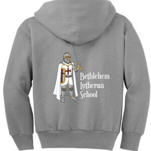 Port & Company Youth Core Fleece Full-Zip Hooded Sweatshirt