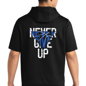 Sport-Tek Sport-Wick Fleece Short Sleeve Hooded Pullover