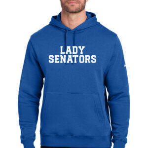 Lady Senators Nike Club Fleece Sleeve Swoosh Pullover Hoodie