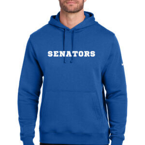Senators Nike Club Fleece Sleeve Swoosh Pullover Hoodie